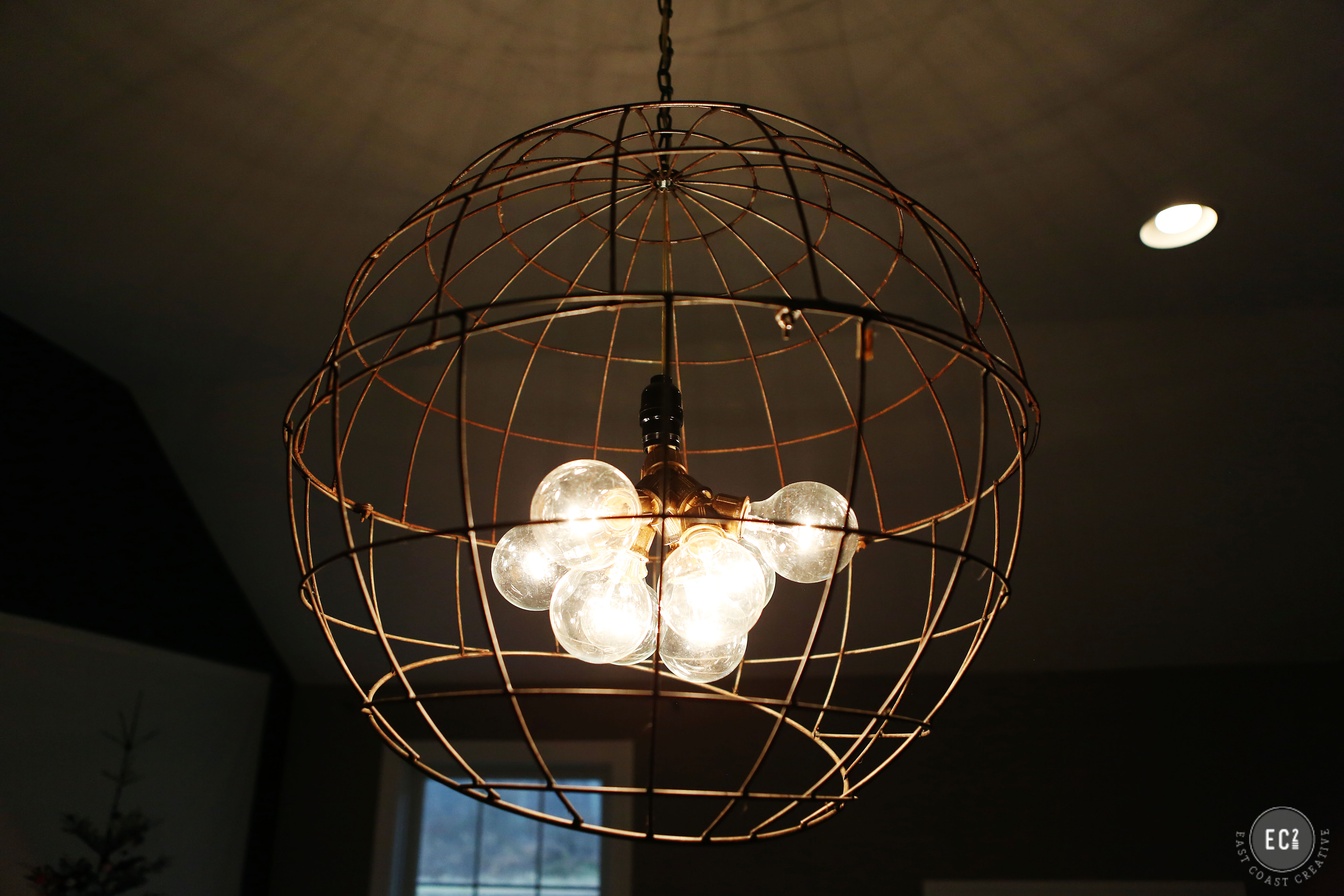 New Diy Light Fixture for Small Space