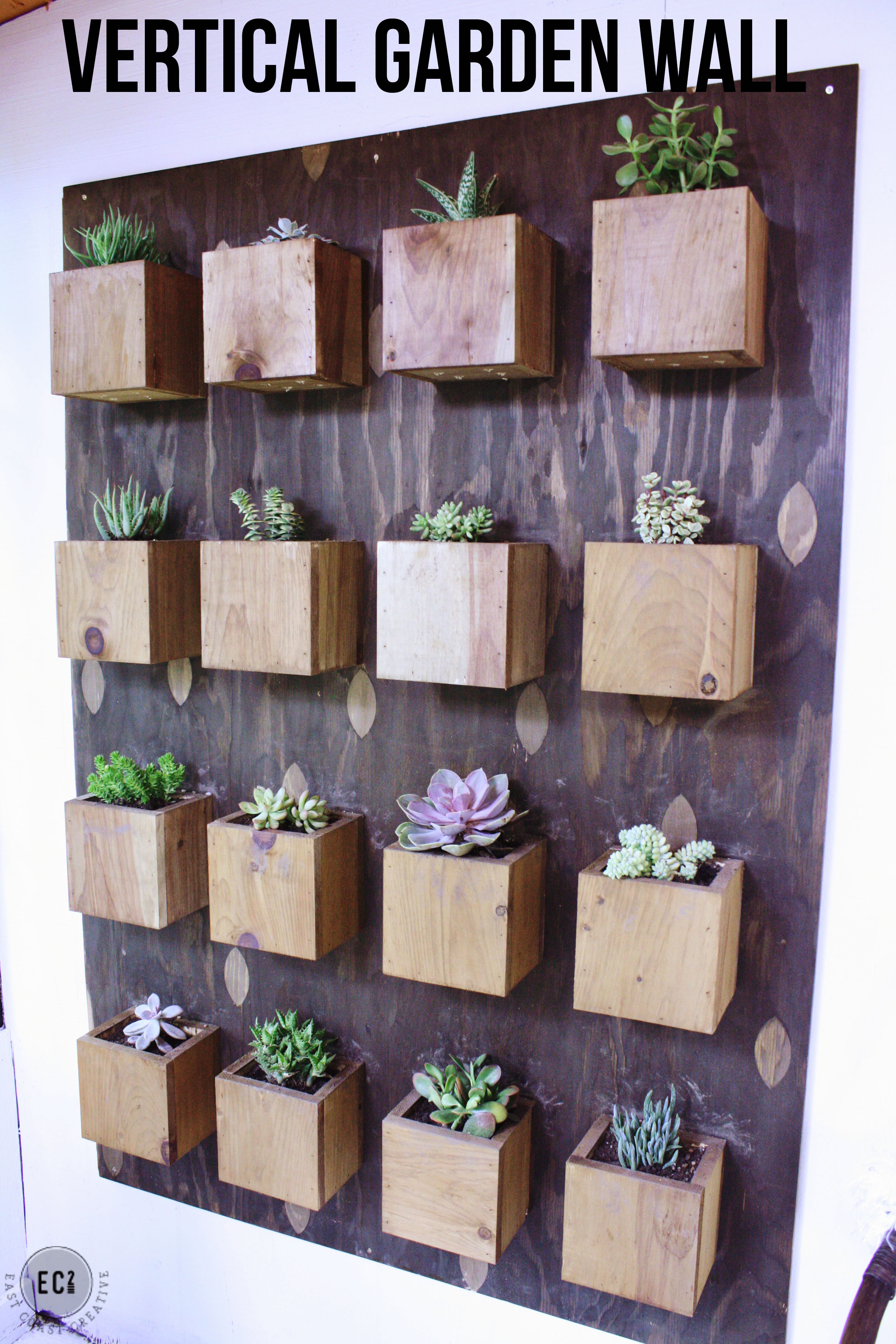 Scrap Wood Wall Art & How to Make Your Own Natural Wood Stains