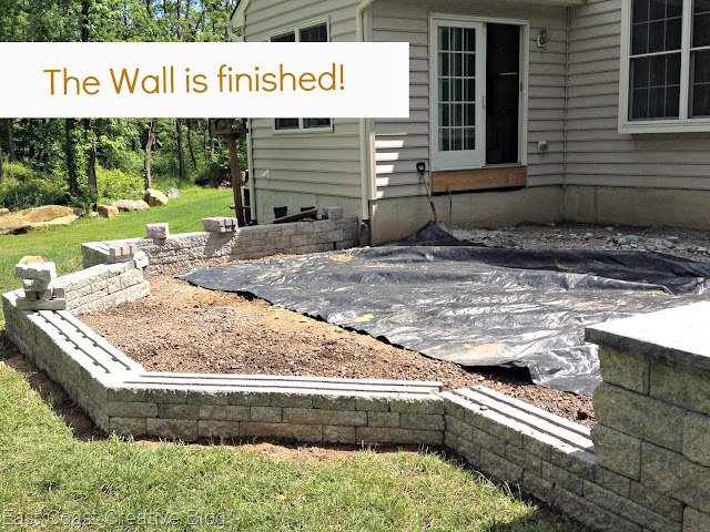 Patio Update 4 East Coast Creative, How To Build A Patio Wall