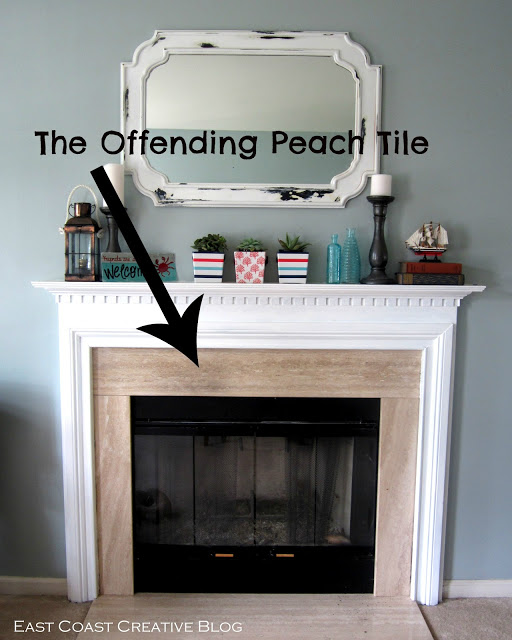 Simple Fireplace Upgrade Annie Sloan, How To Remove A Marble Fireplace Surround