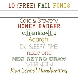 10 Free Fonts for Fall | East Coast Creative