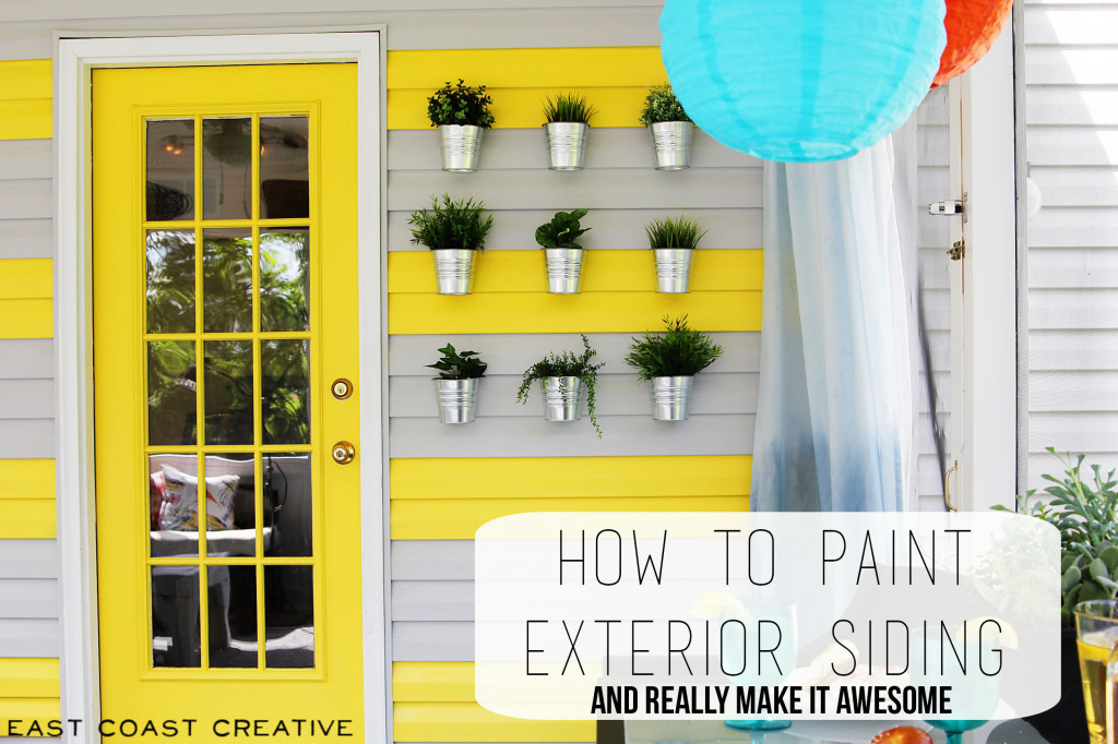 how to paint exterior siding