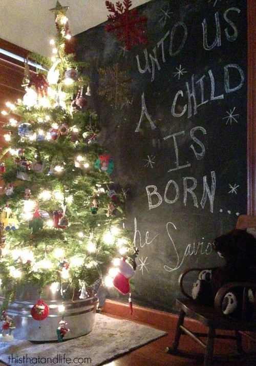 Kids-Christmas-Tree-with-Chalkboard-Wall-e1386660654738