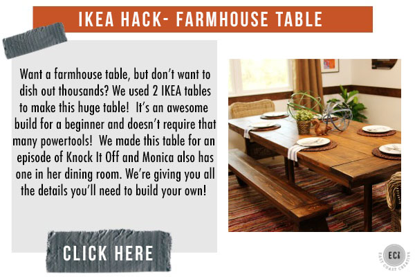 Farmhouse Table Update