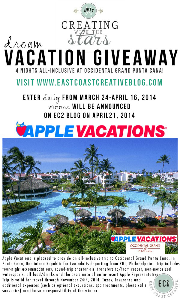 Vacation Giveaway Graphic