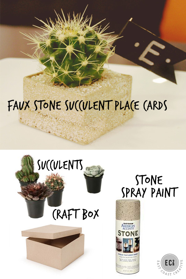 Succulent Placecard DIY