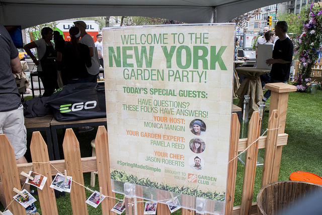 Hanging Out In Nyc With Home Depot Garden Party