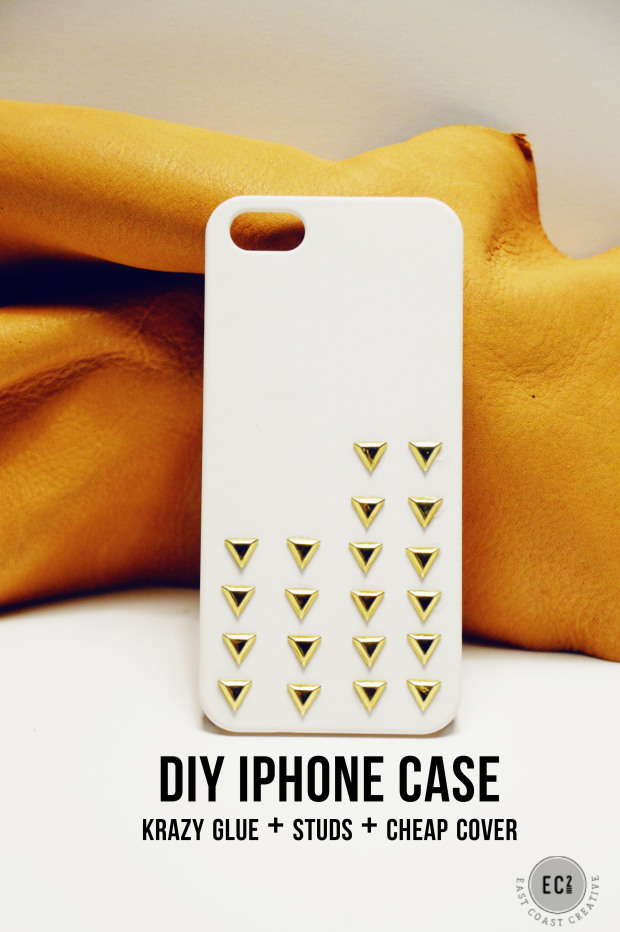 DIY Studded Phone Case East Coast Creative