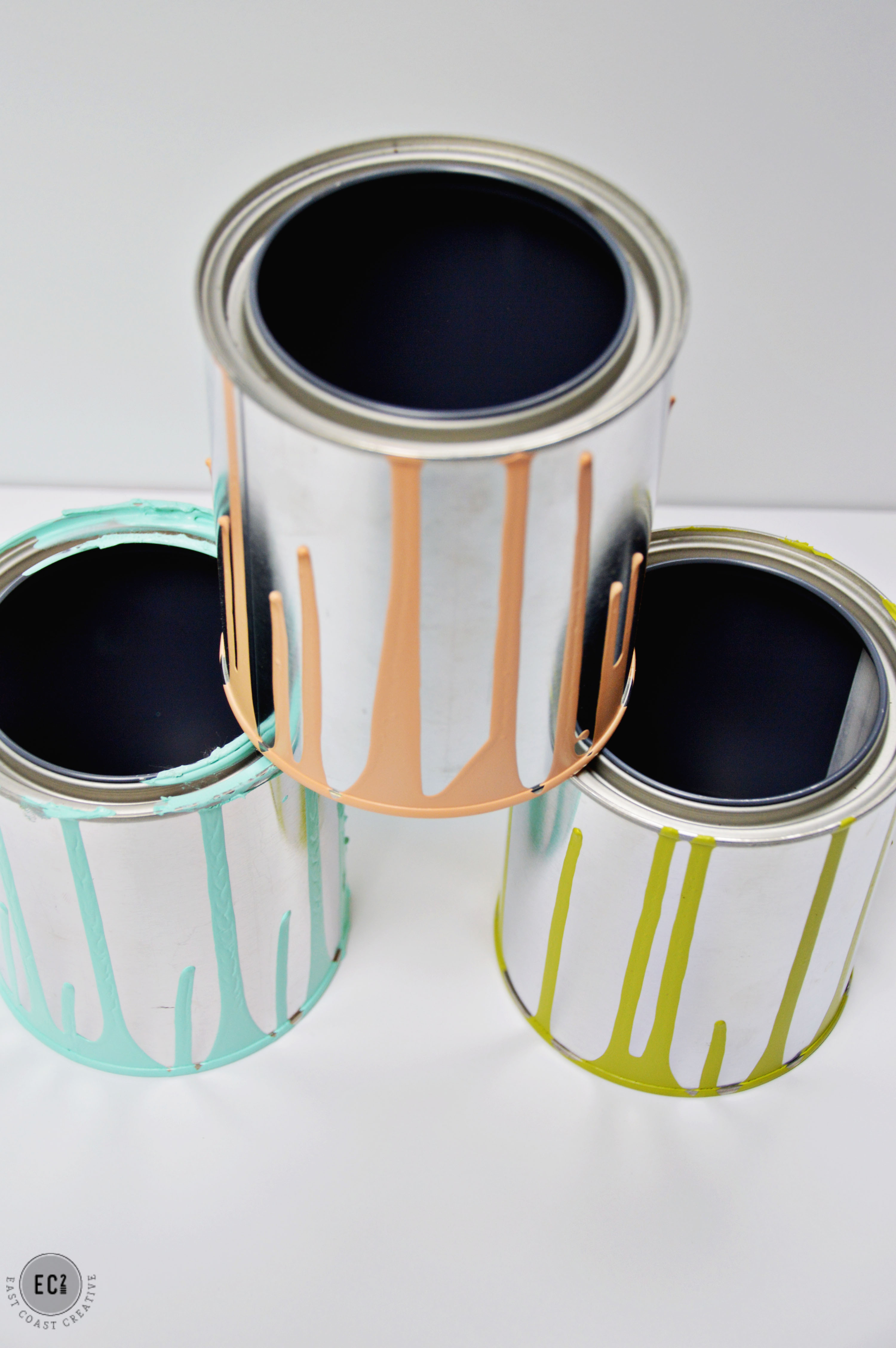 Mini Dipped Paint Can Planters