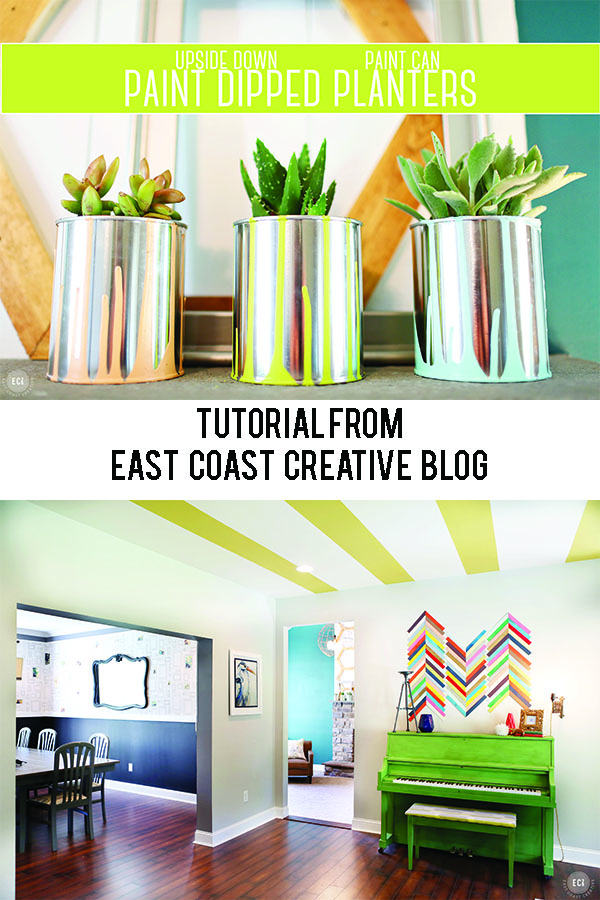 DIY Paint Can Planters East Coast Creative Blog