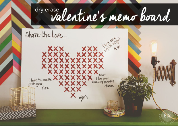 Valentine's Memo Board