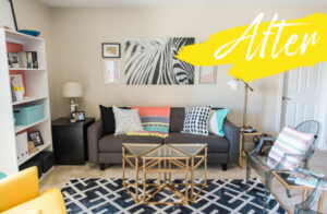 Image showcasing Renter Friendly DIY Apartment Makeover | East Coast Creative