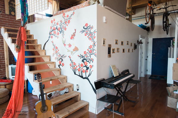 Loft Living - DIY Loft Makeover from The Weekender with East Coast Creative