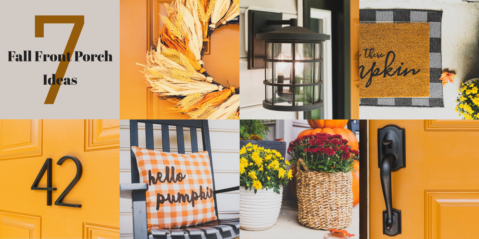 7 Fall Front Porch Ideas