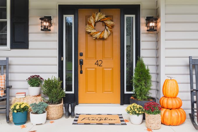 7 Fall Front Porch Ideas – Front Porch Makeover! | East Coast Creative